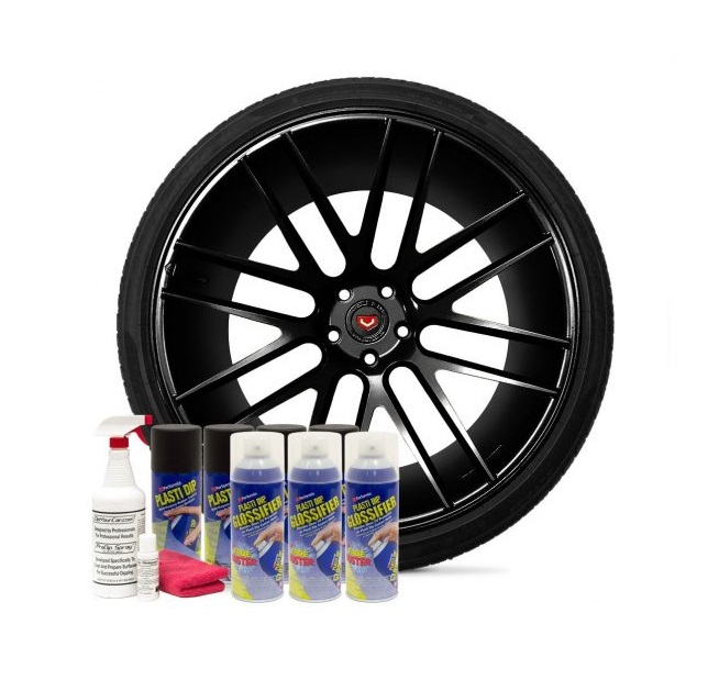 Plasti Dip Pack jantes Noir Brillante