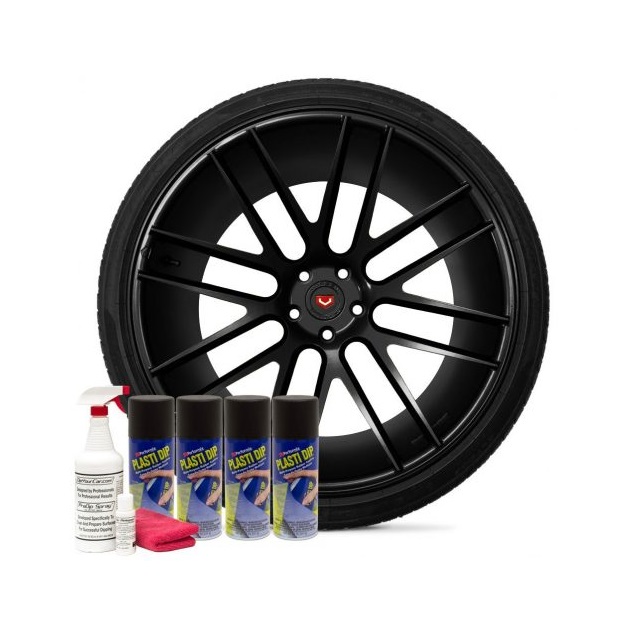 Plasti Dip Pack jantes Noir Mat